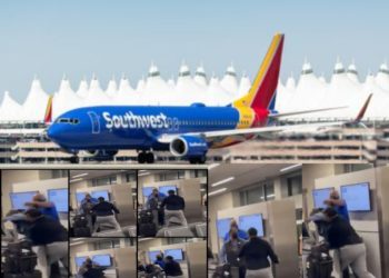 Video! Man punches Southwest Employee in the Face Over facemask, report says
