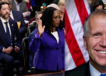 “‘They Have A Specific Plan’: Thom Tillis Confronts Jackson About ‘Dark Money’ Group Supporting Her”