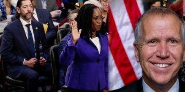 “‘They Have A Specific Plan’: Thom Tillis Confronts Jackson About ‘Dark Money’ Group Supporting Her”