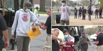 BREAKING 1st Texas Bus Drops Off Illegal Migrants Blocks From US Capitol In Washington, DC