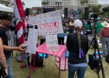 Thousands Attend Massive ‘Defeat the Mandates’ Rally Held In California, Including People’s Convoy