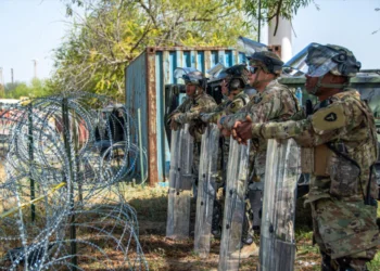 The Texas National Guard Conducting Drills, Prepare For Mass Migration Event