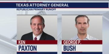 BREAKING: Texas A.G. Ken Paxton Wins GOP Primary Runoff In Landslide, George P. Bush Out