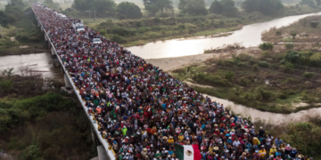 Largest Ever Recorded Migrant Caravan Heading Towards United States