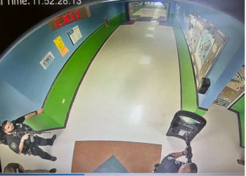 Surveillance Video Shows Uvalde Police Armed With Rifles, Ballistic Shields 20 Minutes Into Mass Shooting