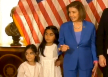 Pelosi Responds After Elbowing Daughter of GOP Congresswoman Mayra Flores