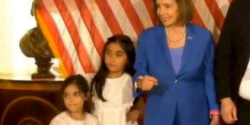 Pelosi Responds After Elbowing Daughter of GOP Congresswoman Mayra Flores