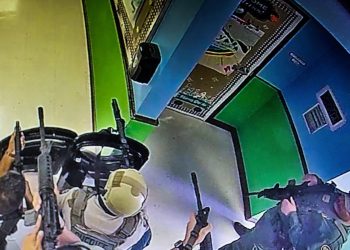 Watch: Chilling Uvalde Surveillance Video Shows Gunman Entering Classroom, Police Response