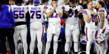 Bill’s Damar Hamlin In Critical Condition After On-Field Collapse, Suffered Cardiac Arrest Team Says