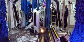 Driver Rescued After Car Flips Over Inside Car Wash