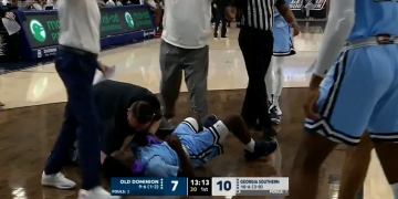 Video: Old Dominion Basketball Player Collapses Mid-Game, Clutches Chest