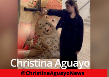 M*Slim Politician Posts A Picture Of Her Sh**ting A Picture Of Jesus And Mary With A G*n