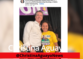 Newsom Seen Smiling With Owner Of Daycare With Illegal Migrant Criminal Living There