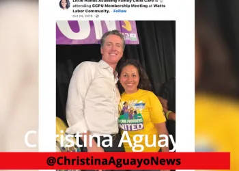 Newsom Seen Smiling With Owner Of Daycare With Illegal Migrant Criminal Living There