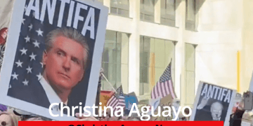 No Kings’ Protesters Holding Up ANTIFA Signs W /Newsom, Mamdani,  Sanders, AOC,  Pritzker And Kimmel