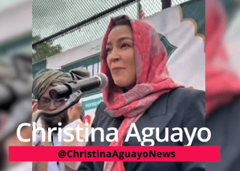 “Cafeteria Catholic” AOC  Slammed For Wearing Hijab To M*slim Celebration With Mamdani