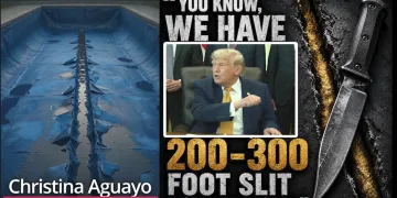 Trump Says There’s Proof Of Vandals Cutting 300 Foot Gash In Reflecting Pool, Pouring In Corrosive Chemicals